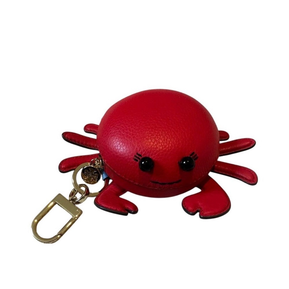 Tory Burch Crab Coin Purse Key Chain Bag Charm